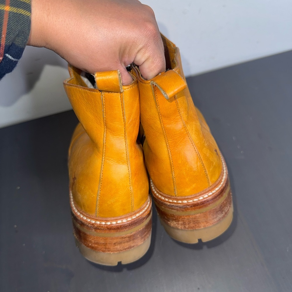 Vintage Men’s Frye Indiana Ankle Boots Side Zipper - Picture 7 of 9